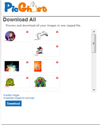 Picghost Mass image editor