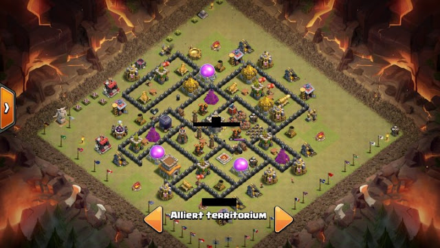 Clash of Clans Town Hall 8 Defence 4