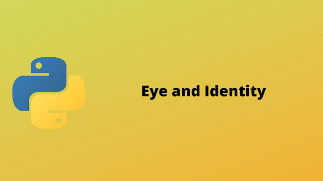 HackerRank Eye and Identity solution in python