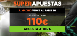 888sport superapuestas champions PSG vs Real Madrid 6 marzo