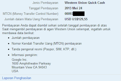 laporan penghasilan adsense