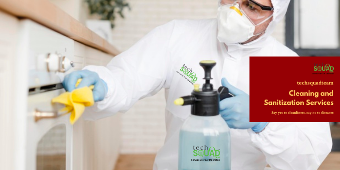 cleaning and sanitization services in Bangalore - techsquadteam