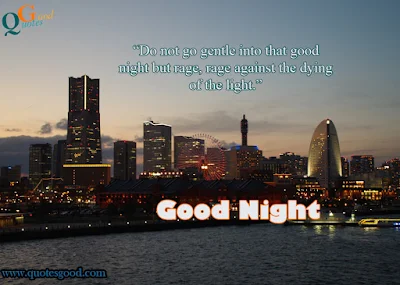 Quotes good night for letting the day go