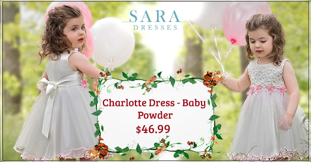 Charlotte Dress - Baby Powder