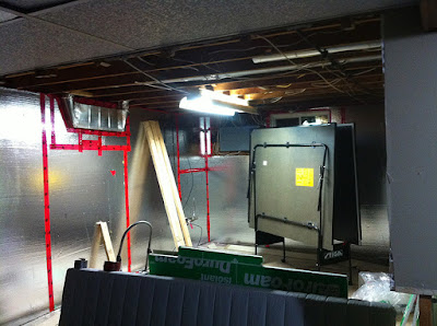 basement rigid foal insulation on walls