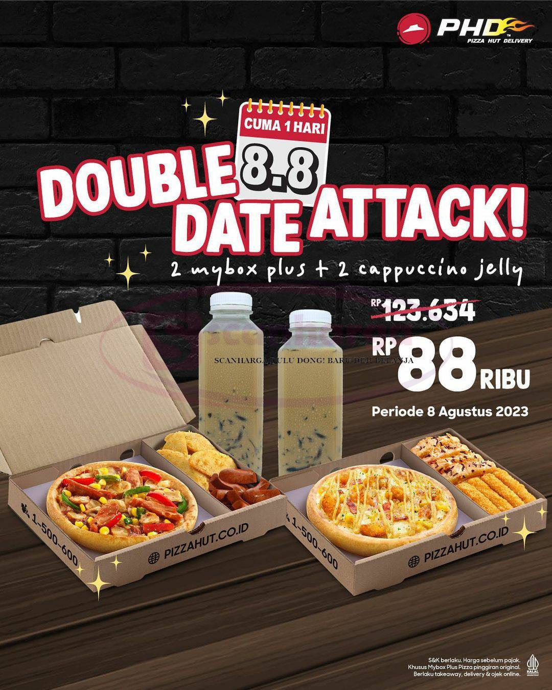 Promo PHD 8.8 – Double Date Attack Cuma 88 Ribu