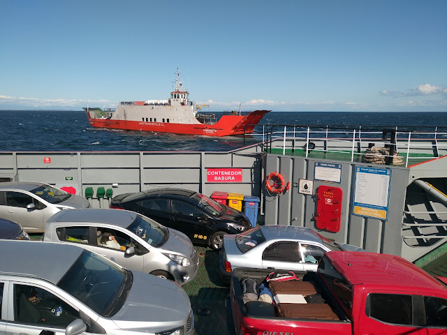 Ferry a Chiloé, Chile