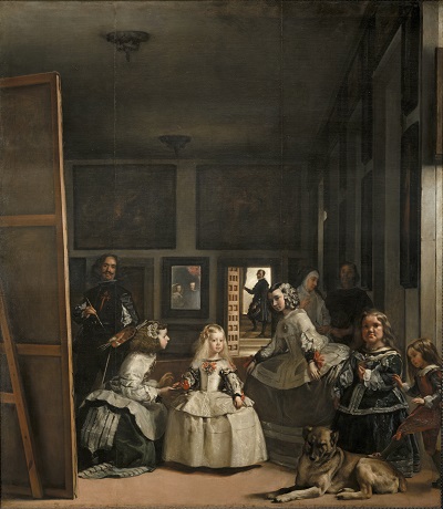 Cuadro lienzo Las Meninas o La familia de Felipe IV de Diego Velázquez