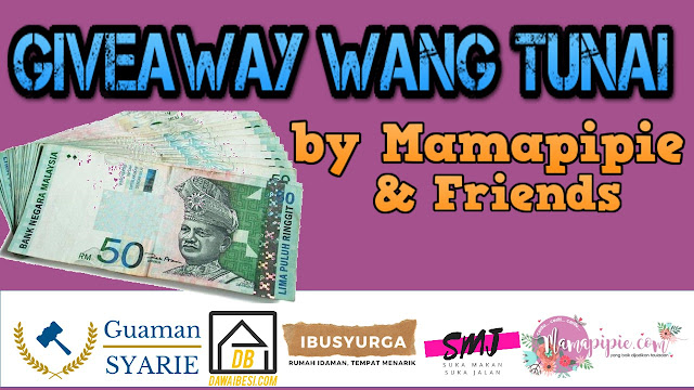 Giveaway Wang Tunai Mamapipie