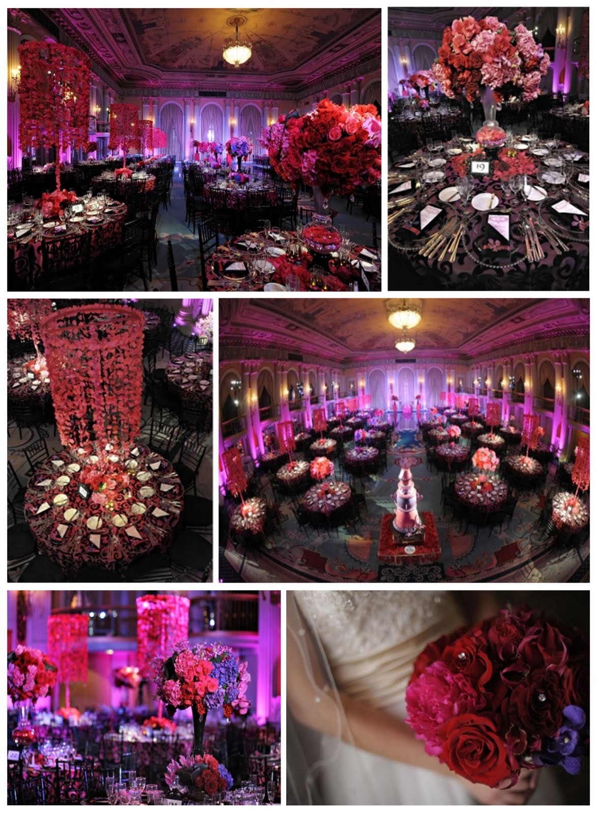 purple and pink wedding ideas