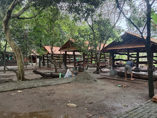 Perbaikan Aset Kampung Budaya Kemuning, kampung budaya kemuning, sejarah kandang kerbau, ali taba, jejak-jejak misterius, perbaikan kandang kerbau, renovasi, pemerintah tangerang, pemda tangerang.