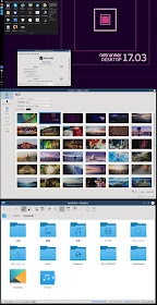 Linux Netrunner 17.03をインストールしました。デスクトップ環境はKDE 5.9