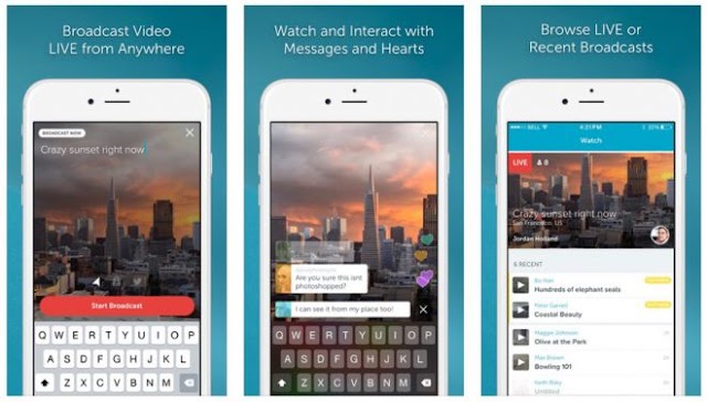 Easily broadcast live video to anyone in the world.