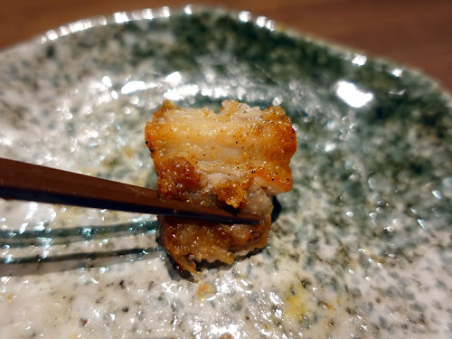 CHOU CHOU Yakitori (兆鳥) new Japanese chicken skewer restaurant Tsim Sha Tsui Hong Kong - Spanish Iberico pork belly (西班牙黑豚五花腩)