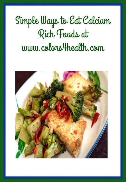Tofu and Broccoli rich in Calcium