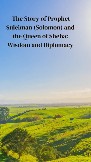 The Story of Prophet Suleiman (Solomon) and the Queen of Sheba: Wisdom and Diplomacy