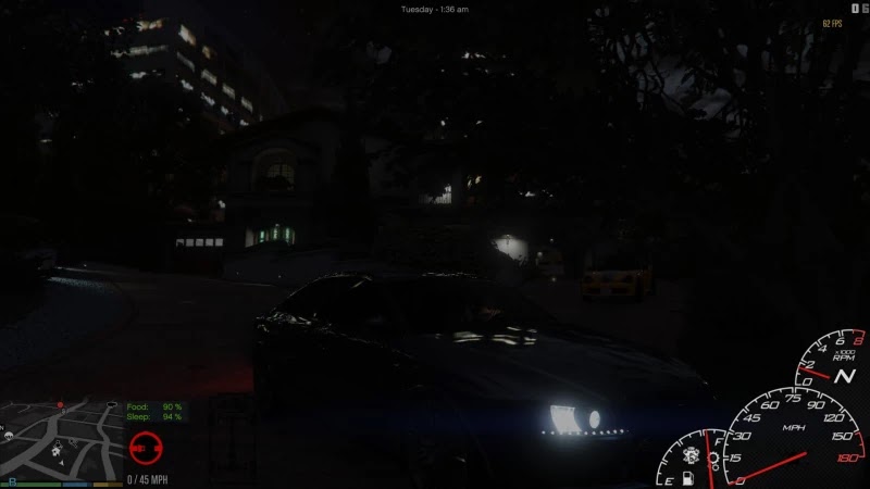 Mod GTA V Sleep In The Car