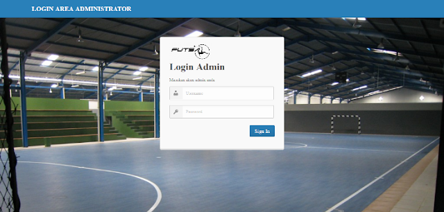 Pemesanan Lapangan Futsal Berbasis Web