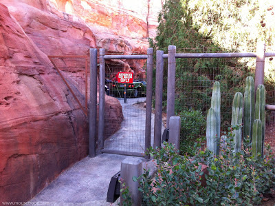 Radiator Springs Racers Cars Land Carsland queue line Disney