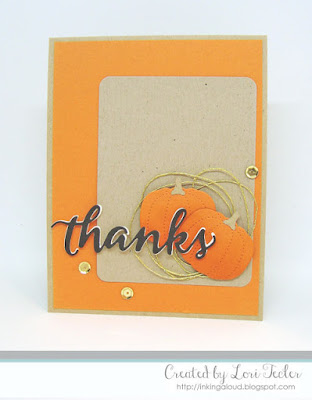 Fall Thanks card-designed by Lori Tecler/Inking Aloud-dies from SugarPea Designs