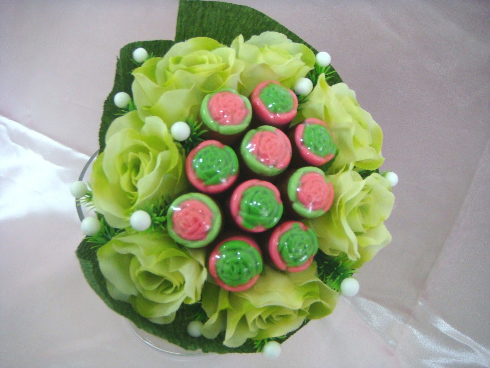 NN Craft Chocolates Tempahan Bunga  Tangan buat Pengantin 