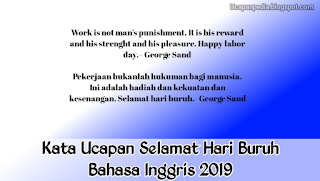 Kata Ucapan Selamat Hari Buruh Bahasa Inggris 2019