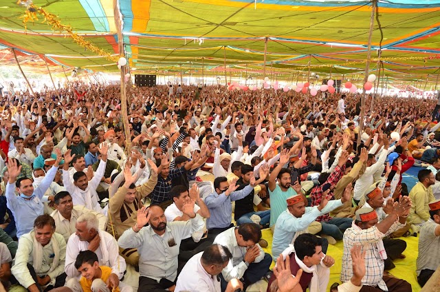 रूहानी स्थापना माह मनाने धर्मशाला में उमड़ा हिमाचल प्रदेश साध-संगत का जनसैलाब