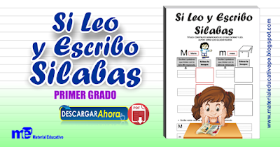 Si Leo y Escribo Sílabas primer grado