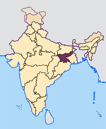 Neighbouring States of Jharkhand
