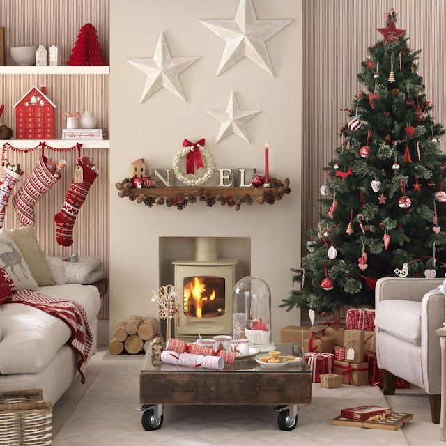 living room decor ideas for christmas