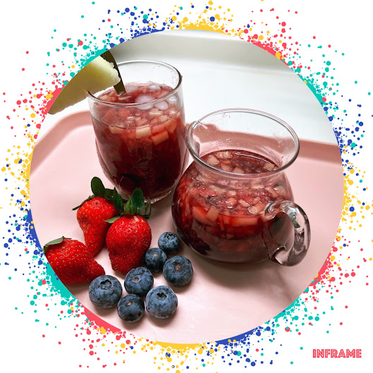 差不多水果茶－莓果茶｜簡單熬煮果漬｜草莓＋藍莓＋蘋果＋紅茶包