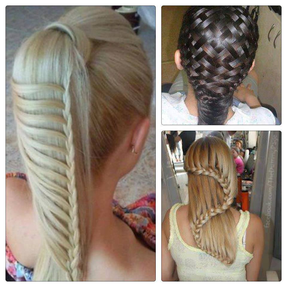 Model Easy New Fold Up Braids Hairstyles For Girls