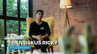 Begini nih kata salah satu founder nya Frozbanana kak  Fransiscus Ricky, awal mendirikan sebuah usaha startup makanan dessert yang kita kenal dengan sebutan Frozbanana.  Semoga terinsipirasi, salam Kreatif!  Published on Jan 23, 2017.