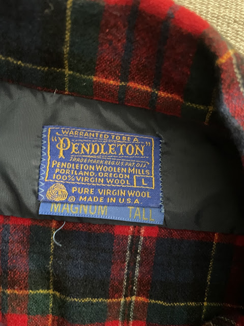 Vintage Red Plaid Pendleton
