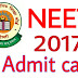 Download CBSE NEET Admit Card Now Using NEET admit card 2017 login