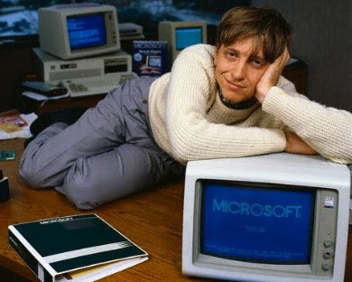 When you think of Bill Gates what comes to mind