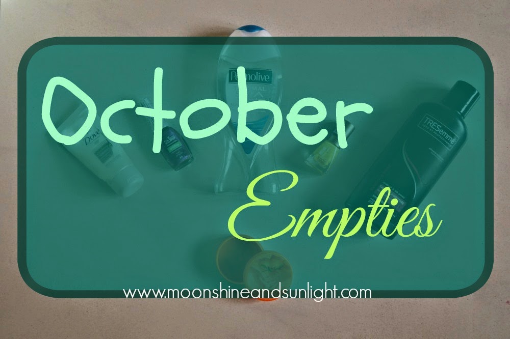 October 2014 Empties 