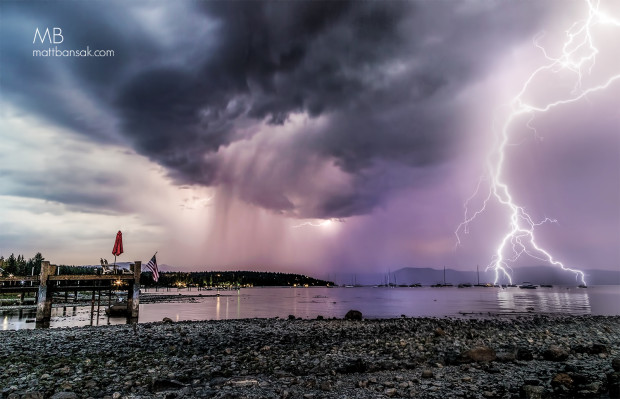 Lake Tahoe Thunderstorm