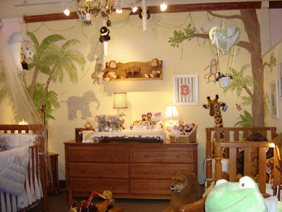 Jungle Themed Baby Rooms on 