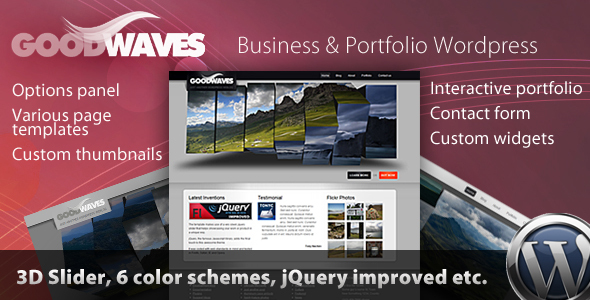 Goodwaves - Business & Portfolio Wordpress theme - Business Corporate