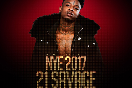 21 Savage 2017 Lure Hollywood NYE New Years Tickets
