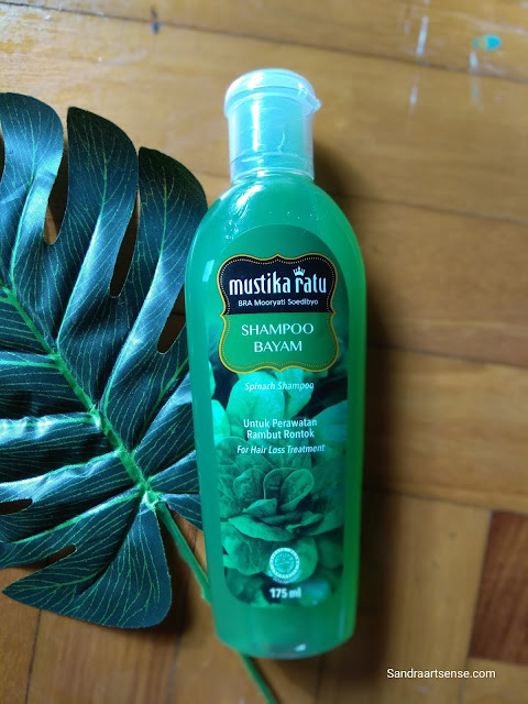 Review Mustika Ratu Shampoo Bayam untuk Perawatan Rambut Rontok