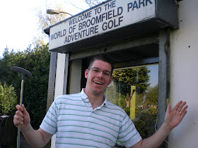 Adventure Golf course at Broomfield Park in London