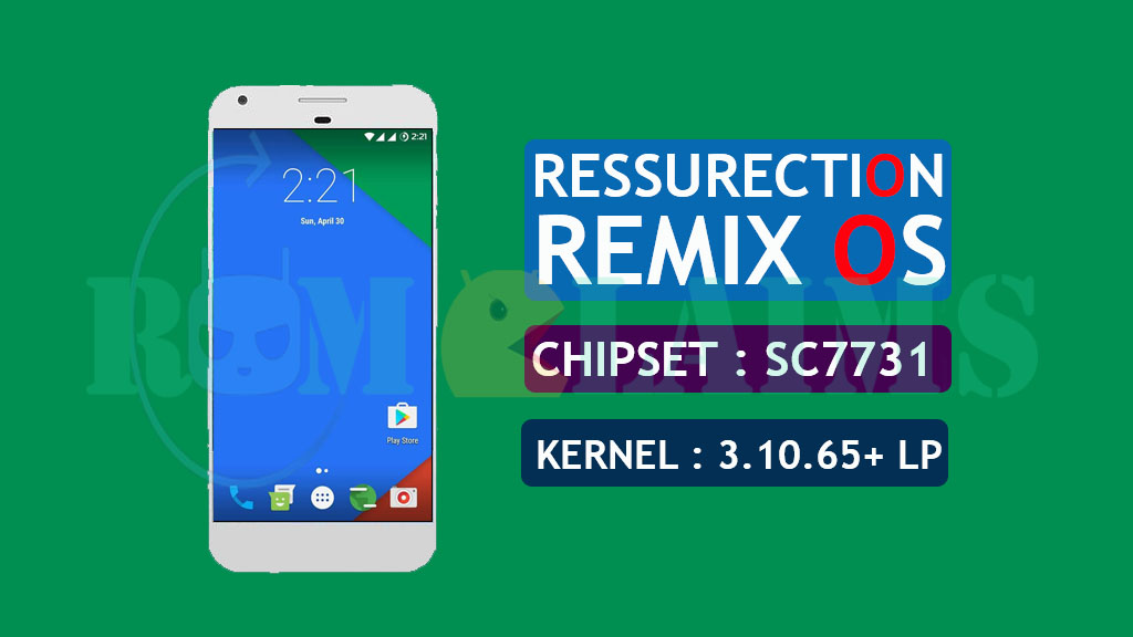 [SC7731] [6.0.1] Resurrection Remix MM 5.7.4 Rom For Lenovo A1000