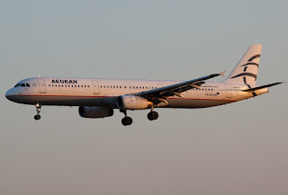 Airbus A321 of Aegean Airlines