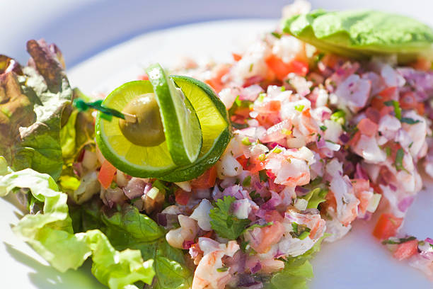Ceviche de camarón peruano