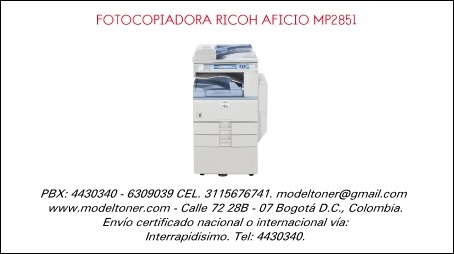 FOTOCOPIADORA RICOH AFICIO MP2851