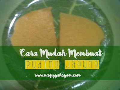 Resep Puding Jagung