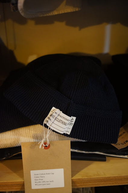 Workers Cotton Knit Cap,Navy