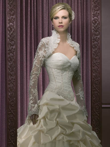 Demetrios Lace Wedding Dress Long Sleevess